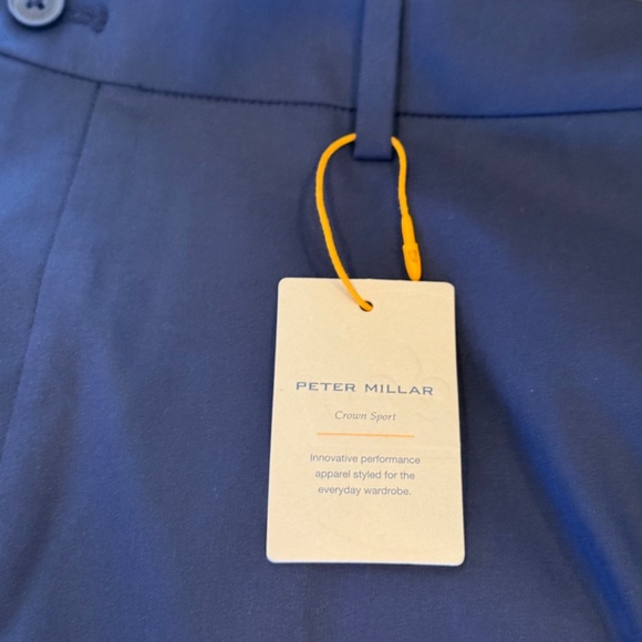 Peter Millar Men's Size 36x32 Navy Raleigh Performance Trouser MSRP $160 - Picture 5 of 9